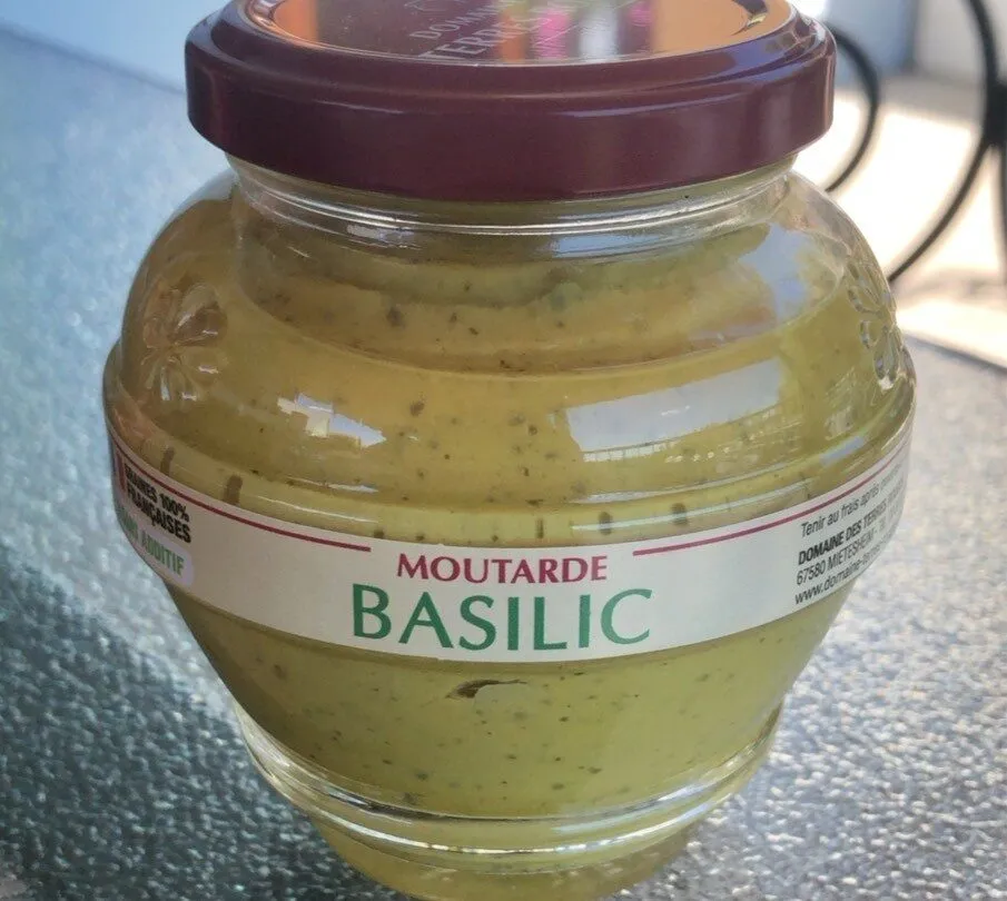 Moutarde au basilic