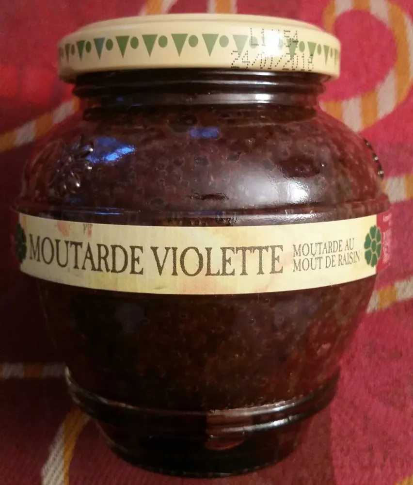Moutarde violette au mout de raisin