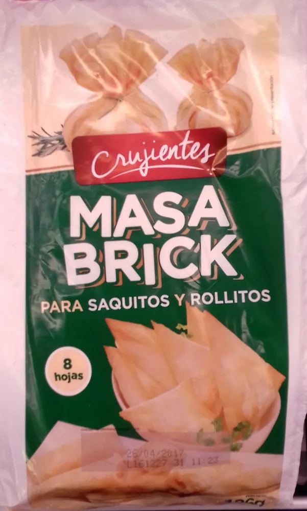 Masa brick para saquitos y rollitos