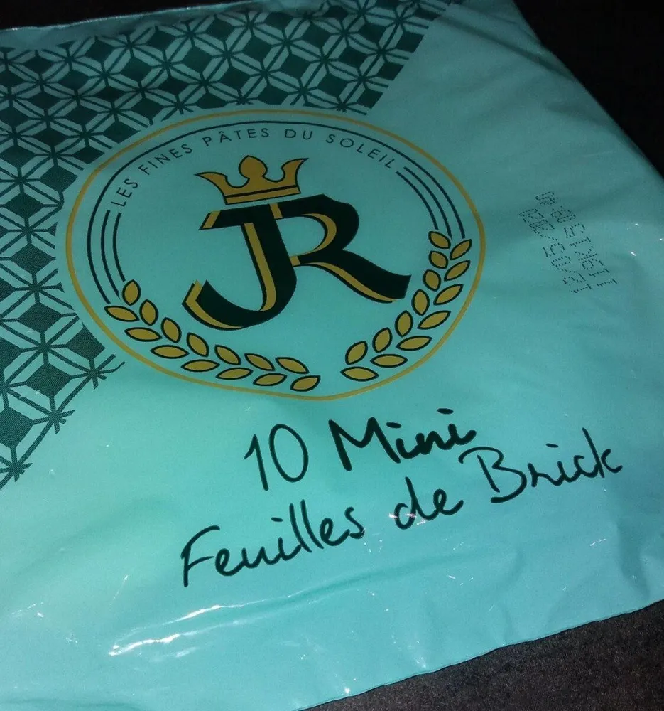 10 mini feuilles de brick