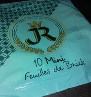 10 mini feuilles de brick