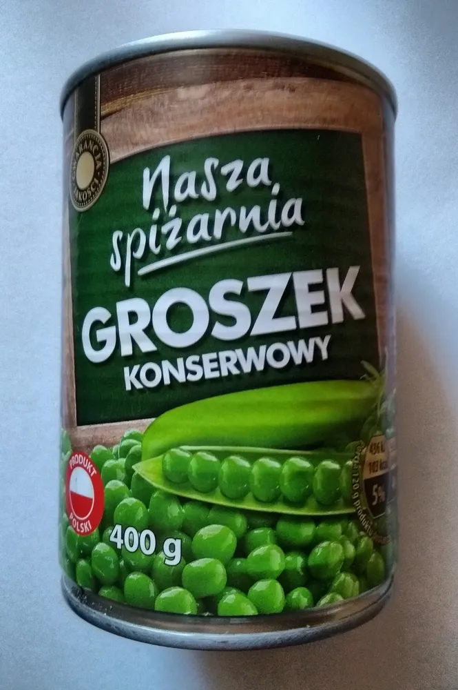 groszek konserwowy