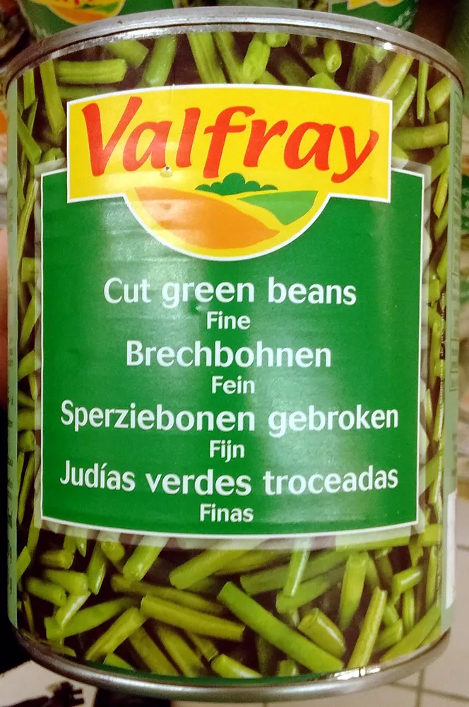 Haricots verts coupés fins