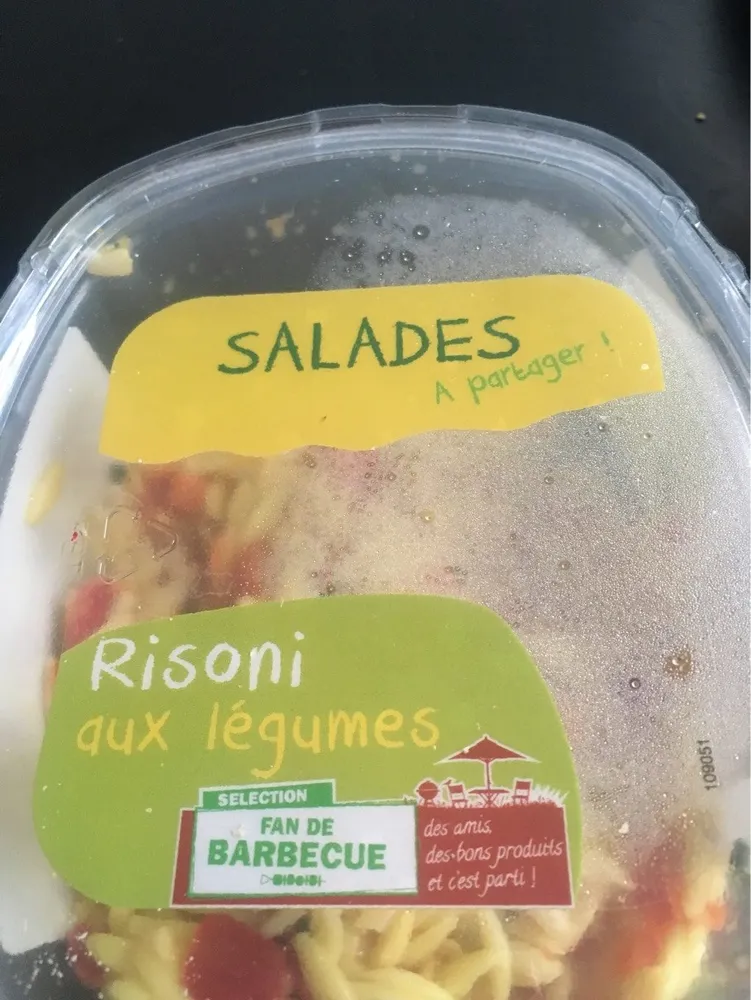 Salade risoni aux legumes