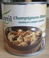 Champignons blonds émincés coupe épaisse