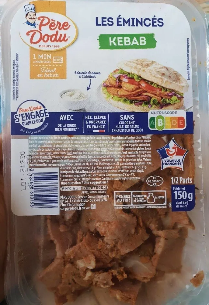 Émincés kebab