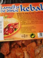 Lamelles de dinde kebab