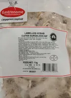 Lamelles Kebab cuites surgelées IQF