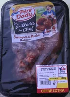 Decoupes de poulet barbecue