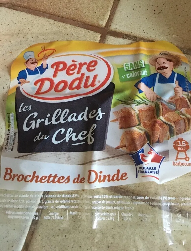 brochette de dinde