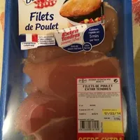 Filet de poulet PERE DODU, 2 pièces, barquette