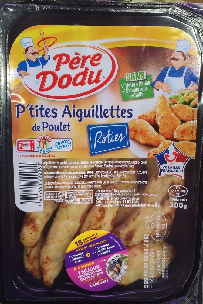 Aiguillettes poulet roties