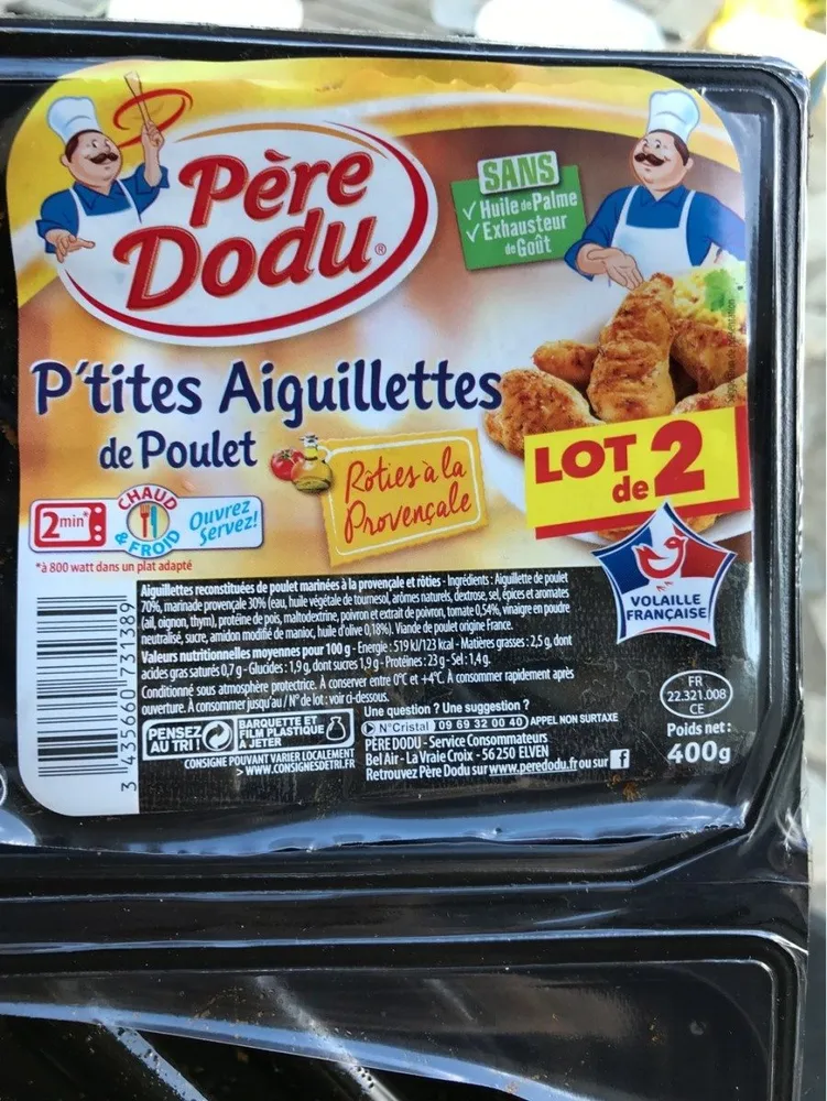 P'tites Aiguillettes de Poulet rôties à la Provençale