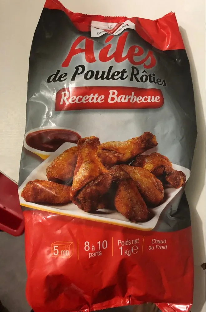 Ailes de poulet roties