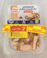 Les émincés de filets de poulet rôtis au paprika