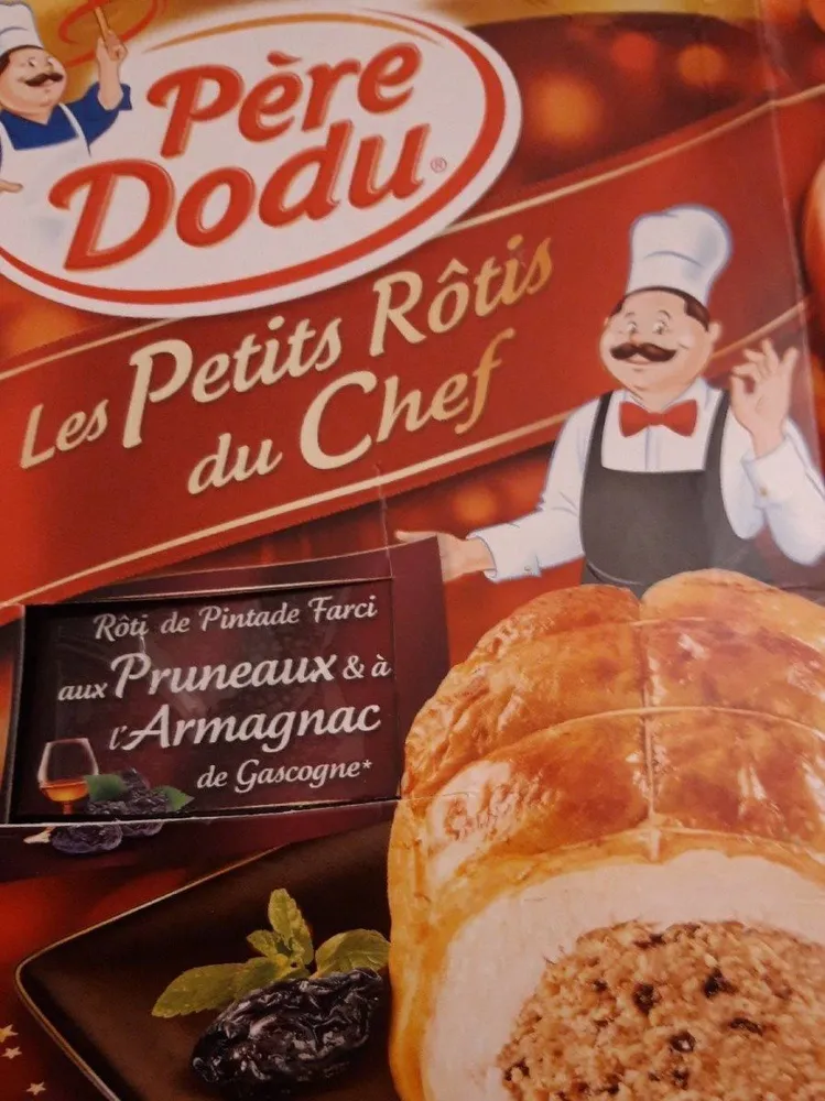 Petit rôti  de pintade farci
