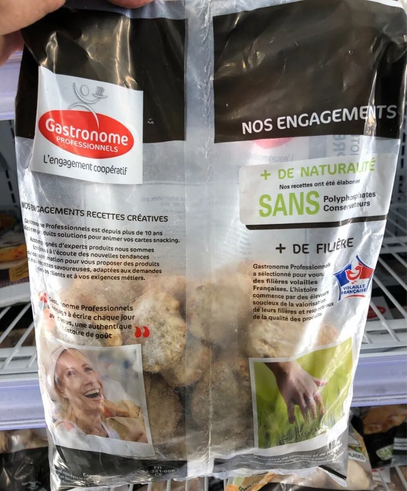 Mini hache de poulet roti facon bouchere