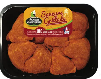 Cuisses de poulet assaisonné au paprika