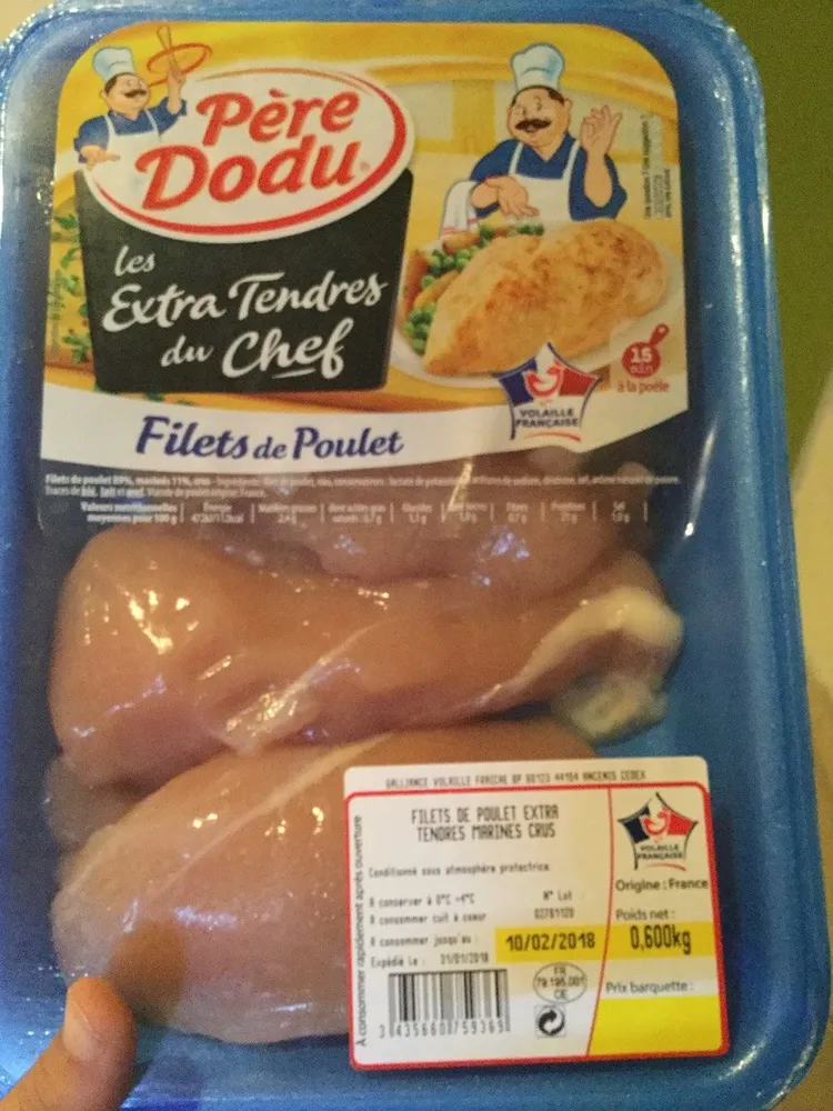 Filets de poulet