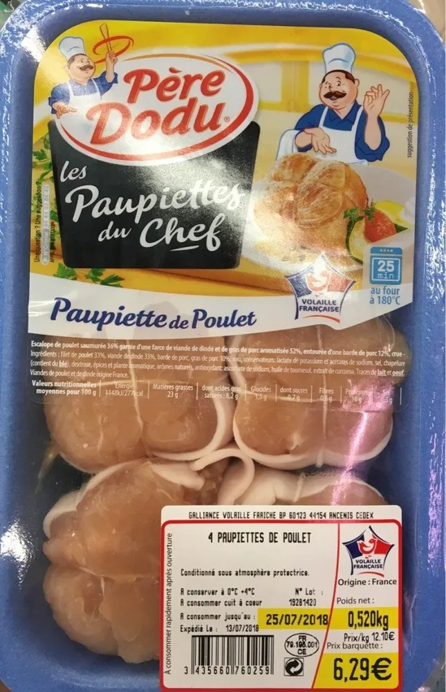 Les paupiettes du chef