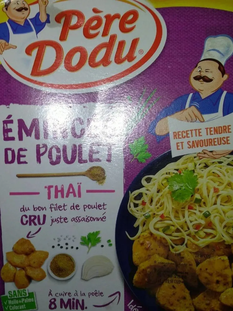 Émincé de poulet thaï
