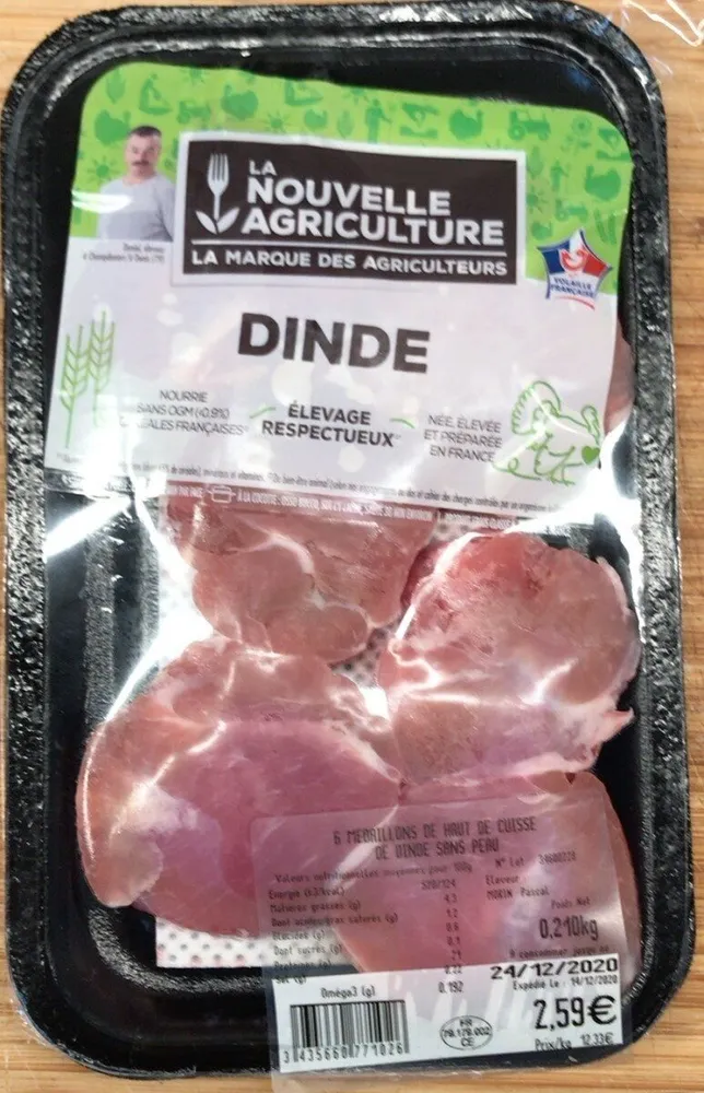 Médaillons de haut de cuisse de dinde