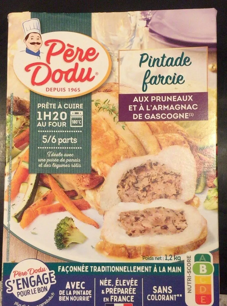 Pintade farcie aux pruneaux et a l’armagnac de Gascogne