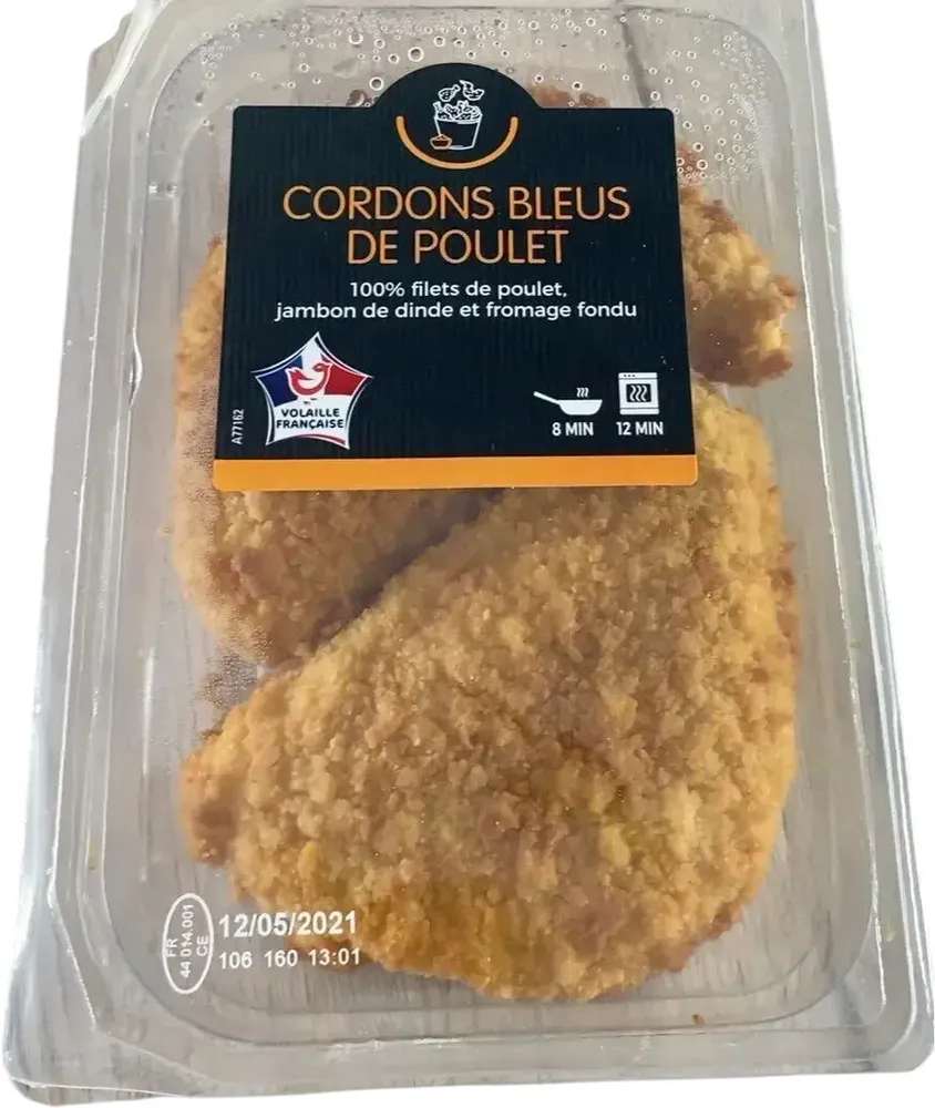 Cordons bleu de poulet