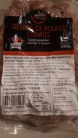 Gésiers de poulet confits