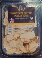 Emincés de filet de poulet rôtis