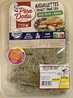 Aiguilllettes poulet pané cru huile d’olive et basilic