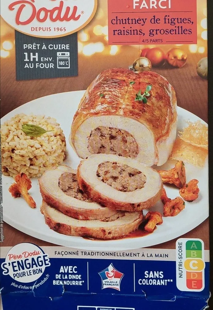 Rôti de dinde farci