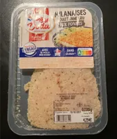 Milanaises poulet pané cru aux poivres