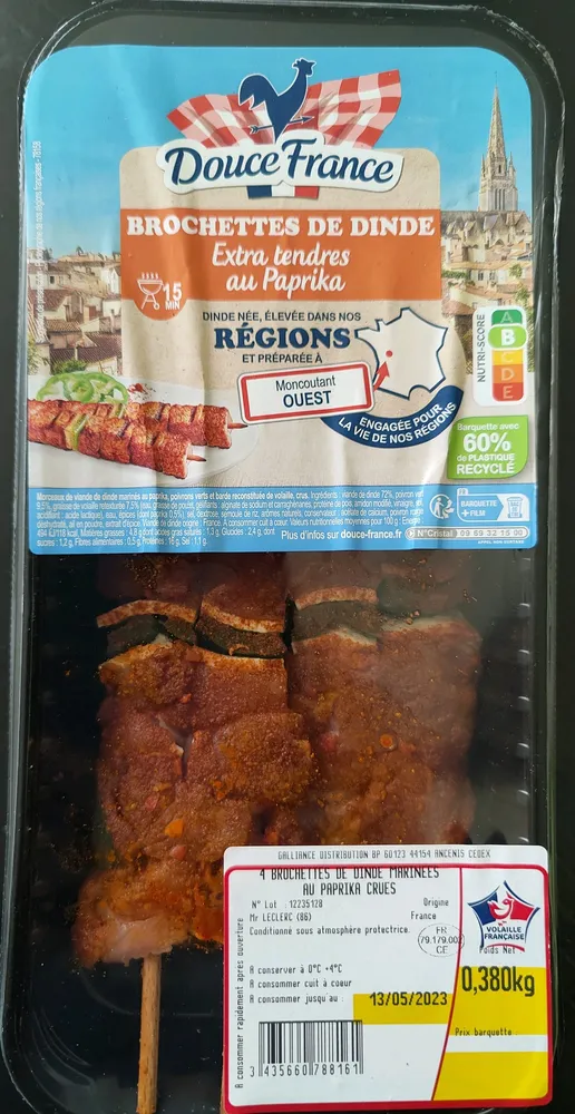 Brochettes de dinde extra tendres au paprika