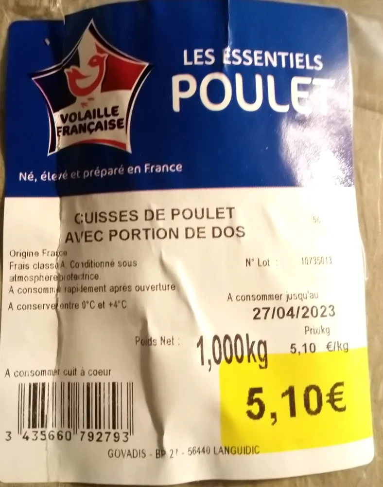 les essentiels poulet