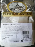 Biscuit fourrage aux figues et aux pruneaux