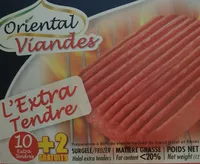 Oriental maxi moelleux x10