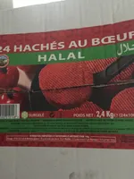 Steak hache boeuf halal