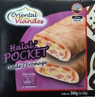 Halal' Pocket Dinde / Fromage