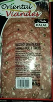 Saucisson extra de boeuf et volaille halal 16 tranches