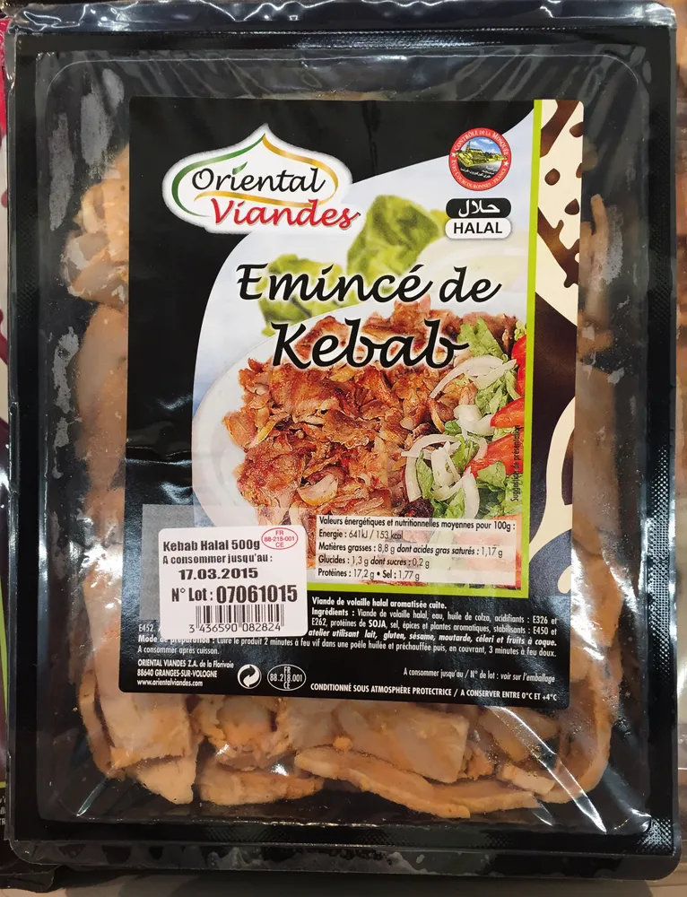 Emincé de Kebab