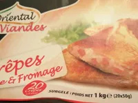 Crêpes dinde et fromage