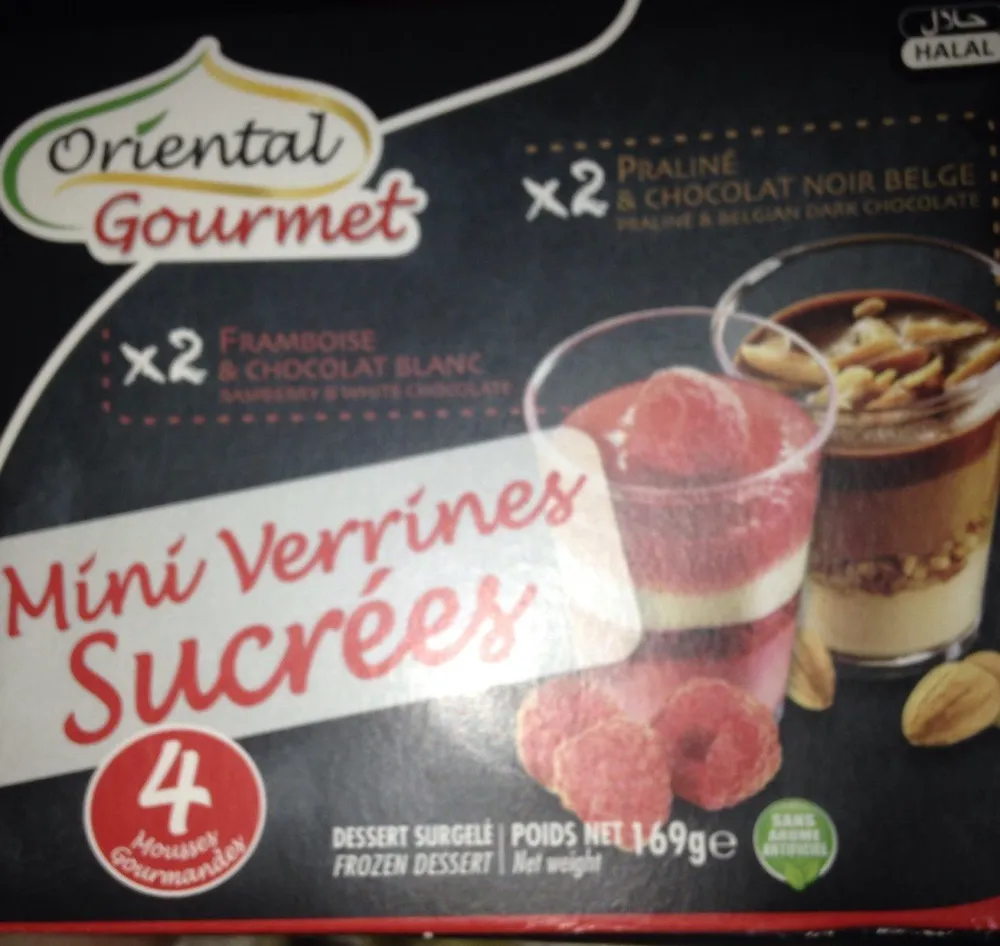 Mini verrines sucrees