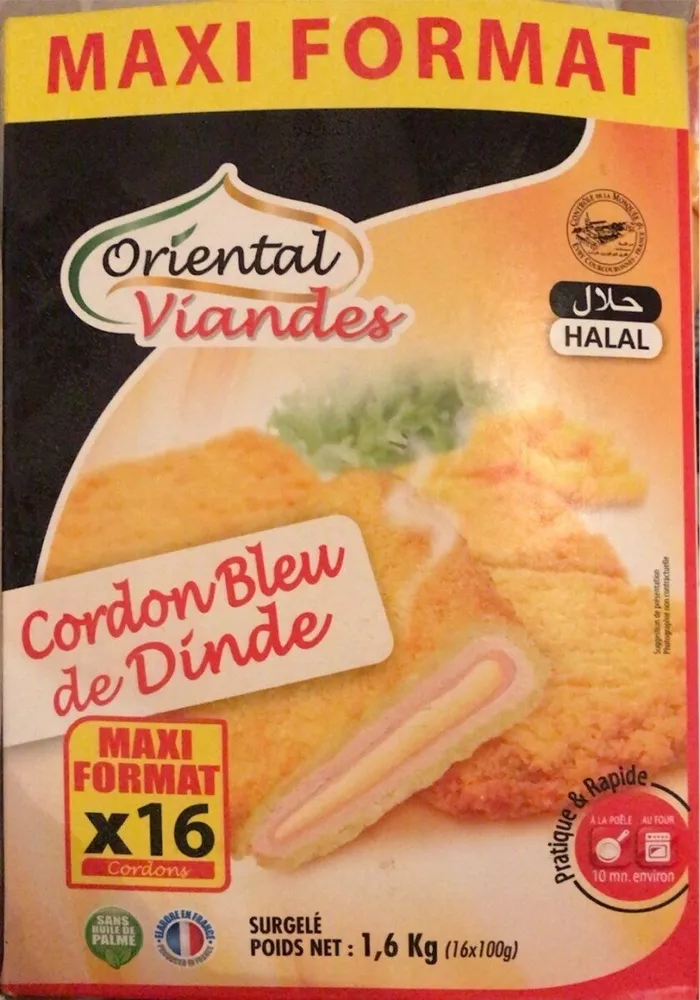Cordon bleu de dinde