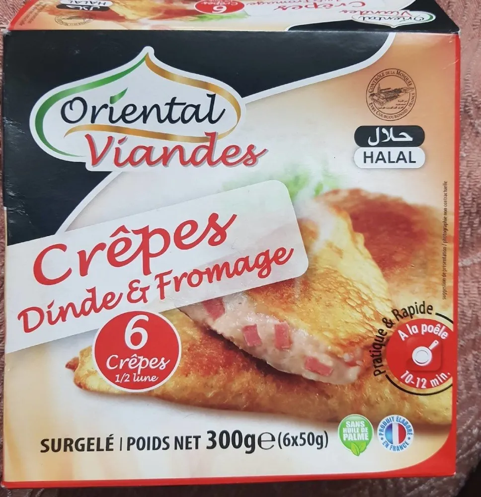 Crêpes dinde & fromage