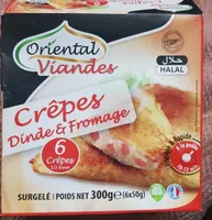 Crêpes dinde & fromage