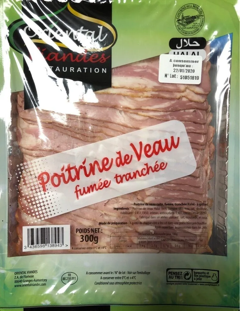Poitrine de veau