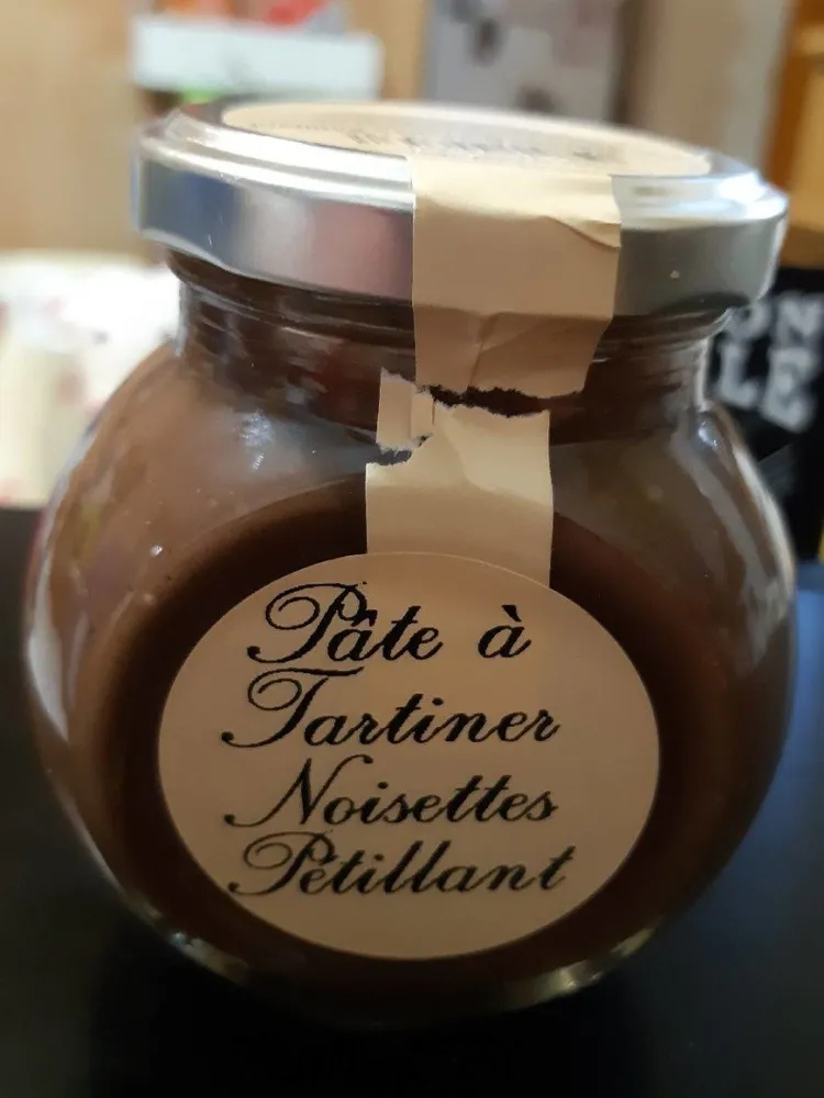 Pâte à tartiner noisettes petillant