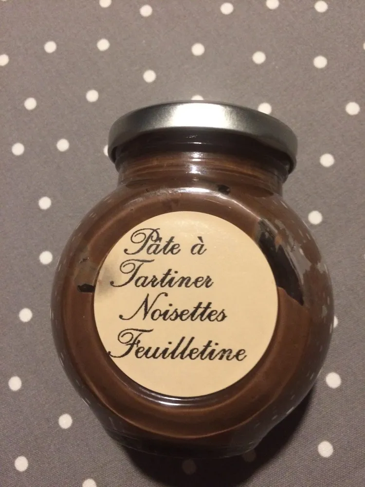 Pate a tartiner noisette feuilletine