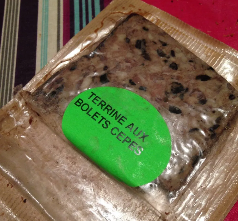 Terrine aux bolets cepes